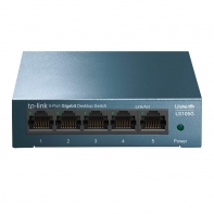 купить Коммутатор GbE  5-портовый Tp-Link TL-LS105G LiteWave <5-Port 100/1000Mbps, Green Technology, 802.3X Flow Control, 802.1P/DSCP QoS, IGMP Snooping, настольный, металический корпус> в Алматы фото 2