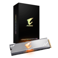 купить SSD-накопитель Gigabyte AORUS RGB 512Gb, NVMe, M2, 3D TLC, GP-ASM2NE2512GTTDR в Алматы фото 1
