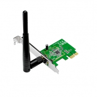 купить Сетевая карта, ASUS, PCE-N10, 2,4ГГц, 150 Мбит/с, 18.5 dBm, 1x R SMA внешняя антенна в Алматы фото 1