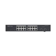 купить Коммутатор Reyee RG-ES218GC-P L2 PoE+(16x10/100/1000Base-T PoE+, 2xSFP uplink, 240W PoE power budget, 13" Rack Case) в Алматы фото 2