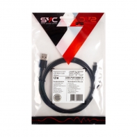 купить Переходник USB-Micro USB SVC USB-PV0120BK-P, Чёрный, Пол. пакет, 1.2 м в Алматы фото 2