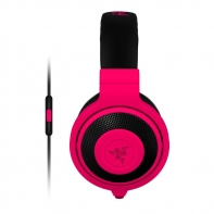 купить Наушники, Razer, Kraken Mobile Neon Red , RZ04-01400300-R3M1, Мобильная гарнитура, Микрофон на кабеле, Пульт управления, Динамики 40 мм, 50 мВт, 3.5 Mini Jack, Красный в Алматы фото 3