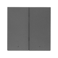 Купить Настенный выключатель двухклавишный AQARA Smart Wall Switch (With Neutral, Double Rocker) Gray Алматы