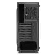 купить Корпус ПК без БП Sharkoon TG4 Blue <ATX, 2x3.5, 4x2.5, 2xUSB 3.0, Audio, 3x120mm Blue F/P, 1x120mm Blue R/P, 455*200*430mm> в Алматы фото 4