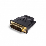 купить Переходник, iPower, iPSHD245, HDMI на DVI 24 5,DVI 24 1 папа  на HDMI мама, Маленький пластиковый адаптер, Пол. пакет, Чёрный в Алматы фото 1