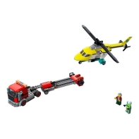 Купить Конструктор LEGO City Грузовик для спасательного вертолёта Алматы