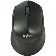 купить Мышь беспроводная Logitech M330 Silent Plus Black (черная, оптическая, 1000dpi, 2.4 GHz/USB-ресивер, бесшумная, под правую руку) в Алматы фото 1