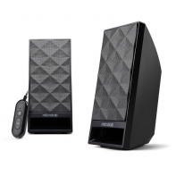 купить Колонки, MicroLab, B53(USB), 2.0, 3Вт (1,5ВТ*2), Вход USB, USB (питание),  80*178*83 мм., Чёрный в Алматы фото 2