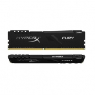купить Комплект модулей памяти, Kingston, HyperX Fury HX426C16FB3K2/32 (в комплекте 2 шт), DDR4, 32GB (2x16GB), DIMM <PC4-21300/2666MHz>, Чёрный в Алматы фото 1