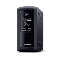 купить ИБП CyberPower VP1000ELCD, Line-Interactive, 1000VA/550W, LCD, USB, RS-232, RJ11/45,  4 Schuko в Алматы фото 1
