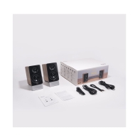 купить Акустическая система Bluetooth Edifier M60 Classic oak <2.0, RMS 66Вт, 58Гц-40кГц, BT, USB-C, AUX> в Алматы фото 3