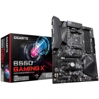 купить Материнская плата GIGABYTE B550 GAMING X AM4, B550, 2xPCI-E, DVI+HDMI, GbLAN, 4SATA 4DDR4, ATX в Алматы фото 1