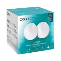 купить Домашняя Mesh Wi-Fi система GbE AC1300 Tp-Link Deco M5 (2 устройства) <Бесшовный роуминг, 867Mbps 5Ghz + 400Mbps 2.4Ghz, 802.11ac/a/b/g/n, 2 гигабитных порта LAN/WAN> в Алматы фото 3