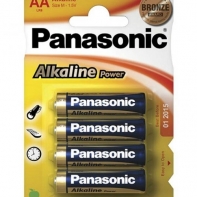 Купить Батарейка щелочная PANASONIC Alkaline Power AA/4B /  Алматы