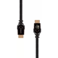 купить Rombica кабель для видео DX10 HDMI to HDMI, 2.1, 1 м., черно-оранжевый в Алматы фото 1