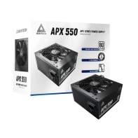 Купить Блок питания Montech  550W, APX 550W, Non Modular, ATX, 80+ WHITE, КПД 90%, Fan 120mm, Черный в Алматы