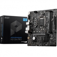 купить Материнская плата MSI H510M PRO-E LGA1200 iH510 2xDDR4 4xSATA3 VGA HDMI mATX в Алматы фото 2