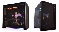 купить Корпус Премьер уровня Lian Li PC-O11 Dynamic Razer Edition, Tower Chassis Двухкамерный, E-ATX/ATX/m-ATX, (W)274mm x(H)449mm x(D)446mm, 3x3,5*, 6x2,5*, 8 слотов расширения, USB3.0 x2, USB3.1 Type-C x1, HD Audio, Толщина корпуса 1,0мм,  4 защитных магн в Алматы фото 2