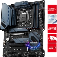 купить Материнская плата MSI MAG Z590 TORPEDO LGA1200 iZ590 4xDDR4 6xSATA3 RAID 3xM.2 HDMI DP ATX в Алматы фото 1