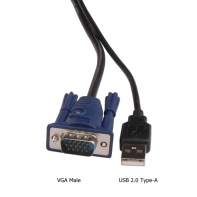купить KVM Cables V-T KVU-1.5m USB VGA в Алматы фото 2