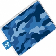 купить Внешний твердотельный накопитель Seagate One Touch SSD Special Edition STJE500406 500ГБ  2.5* USB 3.0 Camo Blue в Алматы фото 1