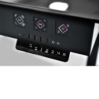 купить Корпус-стол Lian Li DK-05FX, RGB-Led, E-ATX/ATX/M-ATX, 8x3.5" 2x2.5" USB3.0x4, Black G99.DK05FX.02EU в Алматы фото 4