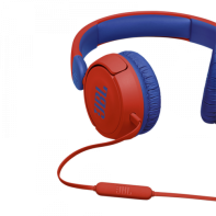 купить Гарнитура накладные JBL JR 310 проводные 1м, красный/синий (JBLJR310RED) в Алматы фото 2