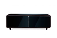 купить ХОЛОДИЛЬНИК SKYWORTH МУЛЬТИМЕДИЙНЫЙ СТОЛ SRD-130BLW WOOD, 130л, A+, Bluetooth, USB, Touch LED, акустическая система 40Вт, 1300х665х459, принт "дерево" в Алматы фото 3