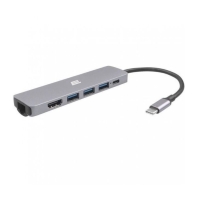 купить USB-хаб 2Е USB-C Slim Aluminum Multi-Port 6in1 в Алматы фото 1