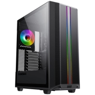 Купить Корпус ПК без БП GameMax Precision Black <MATX, 1x120FAN, 1x140COC> Алматы