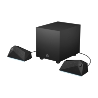 купить Игровые колонки Х1000 8PB07AA HP PAV Game Speaker 2.1/8Om/USB/3,5mm в Алматы фото 2