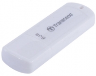 купить USB Флеш 8GB 2.0 Transcend TS8GJF370 белый в Алматы фото 1