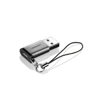 Купить Адаптер UGREEN US276 USB 3.0-A to USB-C M/F, 50533, Gray Алматы