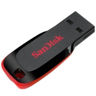 купить Флешка SanDisk Cruzer Blade SDCZ50-064G-B35 64 Гб black-red в Алматы фото 2