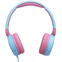 купить Гарнитура накладные JBL JR 310 проводные 1м, голубой/розовый (JBLJR310BLU) в Алматы фото 1