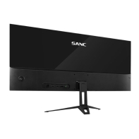 купить Монитор  28.7" Sanc M2942QVH, 2560x1080, IPS (LED) 200Hz, 1ms, 300cd/m2, 1000:1, 2W*4, 3HDMI/DP в Алматы фото 2