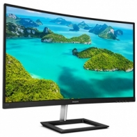 купить Изогнутый Монитор с Тонкой Рамкой и Высокой Контрастностью 27* PHILIPS 272E1CA/00 VA, 1920x1080 75GHz, 4мс, 250кд/м, 3000:1, Mega Infinity DCR, 1xVGA, 1xHDMI, 1xDP,  Встроенные Колонки 2x3W, Угол Обзора 178/178, Радиус Изгиба R1500, В комплекте: кабе в Алматы фото 2