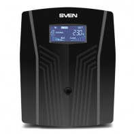 купить Источник бесперебойного питания SVEN Pro 1500, 900Вт, LCD, USB, RG-45, 3 евро розетки /  в Алматы фото 2