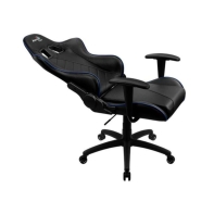 купить Кресло геймерское Aerocool AC110 AIR-BB, регулировка высоты, подлокотник,150 кг,Black-Blue в Алматы фото 2