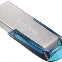 купить SanDisk Ultra Flair USB 3.0 32GB - NEW Tropical Blue Color; EAN: 619659163020 в Алматы фото 1