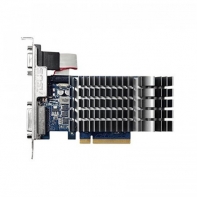 купить Видеокарта ASUS GeForce GT710 2Gb 64bit DDR3 954/1800 D-Sub DVI HDMI  PCI Express 2.0 710-2-SL. Пассивное охлаждение. BOX                                                                                                                                  в Алматы фото 1