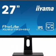 купить Монитор LCD 27** 16:9 1920х1080(FHD) IPS, nonGLARE, 250cd/m2, H178&deg;/V178&deg;, 1000:1, 80M:1, 16.7M, 4ms, VGA, HDMI, DP, USB-Hub, Height adj, Pivot, Tilt, Swivel, Speakers, 3Y, Black в Алматы фото 1