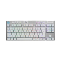 Купить Клавиатура беспроводная игровая LOGITECH G915 X LIGHTSPEED TKL White/Tactile(920-012737) Алматы