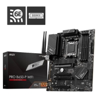 купить Материнская плата MSI PRO B650-P WIFI AM5 B650 4xDDR5 6xSATA3 RAID 2xM.2 HDMI DP ATX в Алматы фото 1