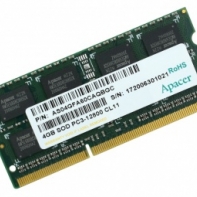 купить Модуль памяти для ноутбука, Apacer,AS04GFA60CAQBGC, DDR3, 4 GB, SO-DIMM 1600MHz, CL11 в Алматы фото 1