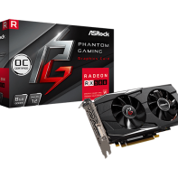 купить Видеокарта, ASRock, PG D RADEON RX580 8G OC (4717677336498. 4717677337402), GDDR5, 256bit, DVI, HDMI, 3-DP, 2X Fan, Цветная коробка в Алматы фото 1