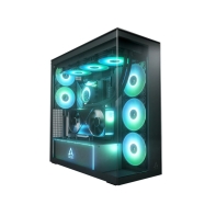 купить Компьютерный корпус Arctic Xtender VG Black(Tinted Glass), 5 ARGB FAN, USB-C, 2xUSB-A, E-ATX в Алматы фото 1