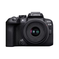 купить Цифровой фотоаппарат CANON EOS R10 + RF-S 18-45 mm IS STM Black в Алматы фото 1