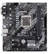купить Материнская плата ASUS PRIME H410M-A LGA1200 2xDDR4 4xSATA3 1xM.2 1xDVI-D 1xD-Sub 1xHDMI mATX в Алматы фото 2