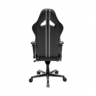 купить Игровое компьютерное кресло, DX Racer,  OH/RV131/NG, ПУ экокожа, Вид наполнителя: губчатая пена высокой плотности (54 кг/м?), Металлическая основа кресла, Механизм качания: топ-ган, Прорезиненные колеса в комплектации, Черный-серый в Алматы фото 3
